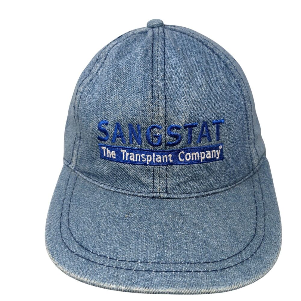 Sangstat The Transplant Company Slideback Hat Blue OS Adjustable Denim Luna Pier